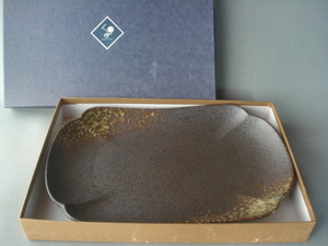 陶器 日本クラフトNIPPON CRAFT 苔寺角盛皿 大皿 