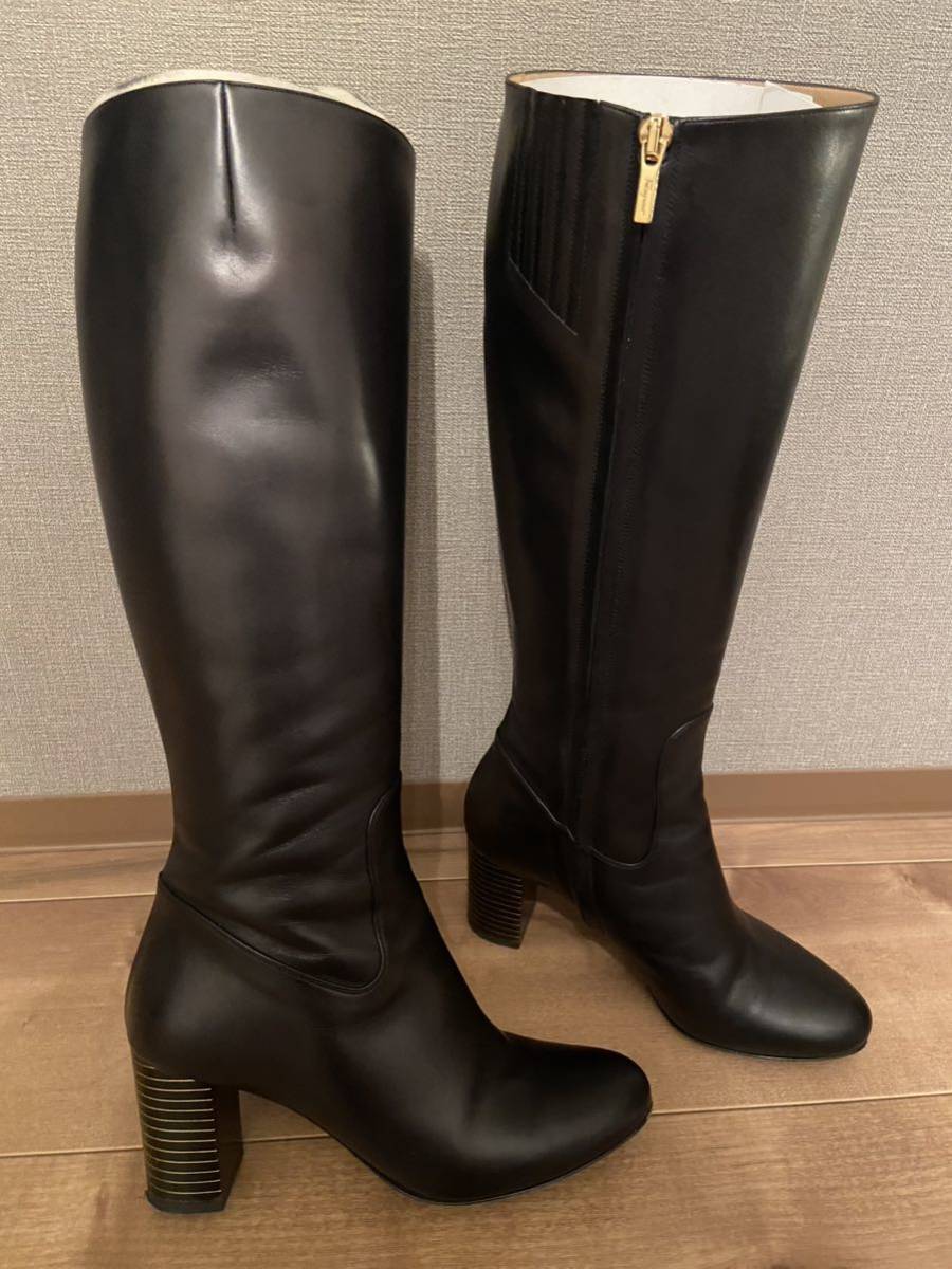 爆買い通販 美品 サルヴァトーレフェラガモ ロングブーツ5.5 セール人気