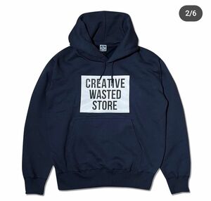 CREATIVE DRUG STORE Hoodie L NAVY VERDY