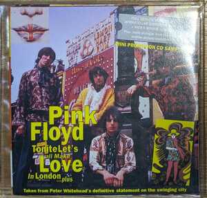 Pink Floyd-Tonite Let's All Make Love In London★英プロモ・ポスター仕様CD