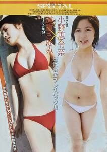 【マニア切り抜き】◎お宝ハプニング☆モーニング娘。'14道重さゆみ☆AKB48小野恵令奈　#平成#グループアイドル#ハロプロ【A4サイズ/4p】