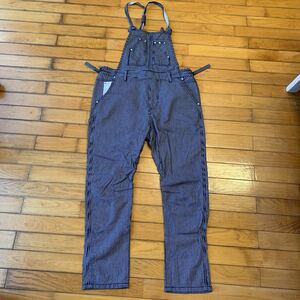  overall Denim stripe placebo size 38 M lady's 