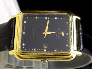 送料無料 214/70's レイモンドウィル RAYMOND WEIL 18K 金張り アンティーク ビンテージ