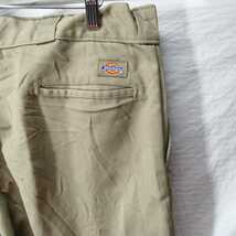 Dickies ディッキーズ　アメリカ製　usa 90年　裏ネル生地　裏地付　ダブルフェイス　チノパン　38 カーキ　chino チノパンツ　talon work_画像5