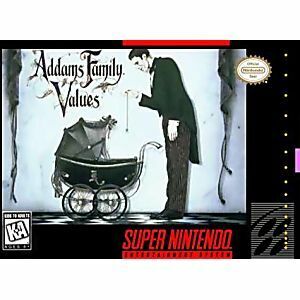 ★送料無料★北米版 スーパーファミコン Addams Family Values アダムスファミリー SNES