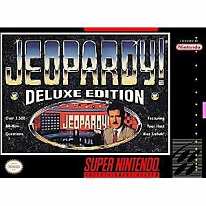 ★送料無料★北米版 スーパーファミコン SNES Jeopardy Deluxe Edition クイズ