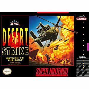 ★送料無料★北米版 スーパーファミコン SNES Desert Strike Return to the Gulf デザート ストライク 湾岸作戦