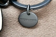 鑑定済 正規品 未使用 ボッテガ イントレチャート キーリング/キーホルダー BOTTEGA VENETA バッグチャーム キャット ブラウン/ベージュ系_画像4