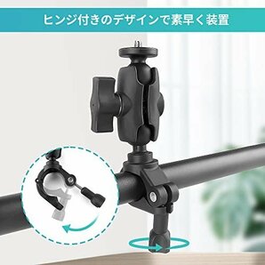 【在庫品のみ】 ボールヘッドアーム 角度調整 JEBUTU カメラマウント 360度回転 カメラホルダー スーパークランプの画像2