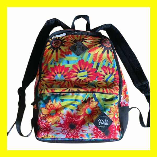 NEFF バックパック SCHOLAR BACKPACK 花柄 リュック バッグ ネフ