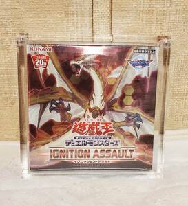 新品未開封★遊戯王 IGNITION ASSAULT イグニッションアサルト アジア版 アクリルケース付★万物創世龍 閃刀姫ロゼ 20thシークレット シク