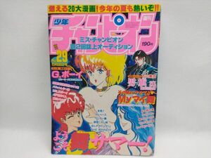 週刊　少年チャンピオン　29　1989年　平成元年6月30日発行　昭和レトロ　雑誌　秋田書店 (22_50404_3)