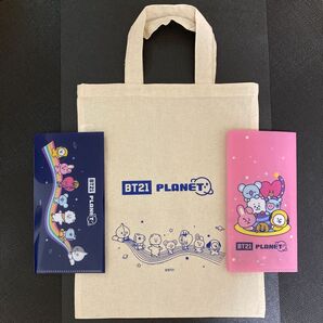 BT21 トートバッグ&チケットファイル2種