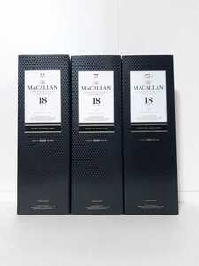 4個 空箱のみ マッカラン18年 シェリーオークカスク HIGHTLAND SINGLE MALT SCOTCH WHISKY SHERRY OAK CASK 2021 2022　箱だけ MACALLAN