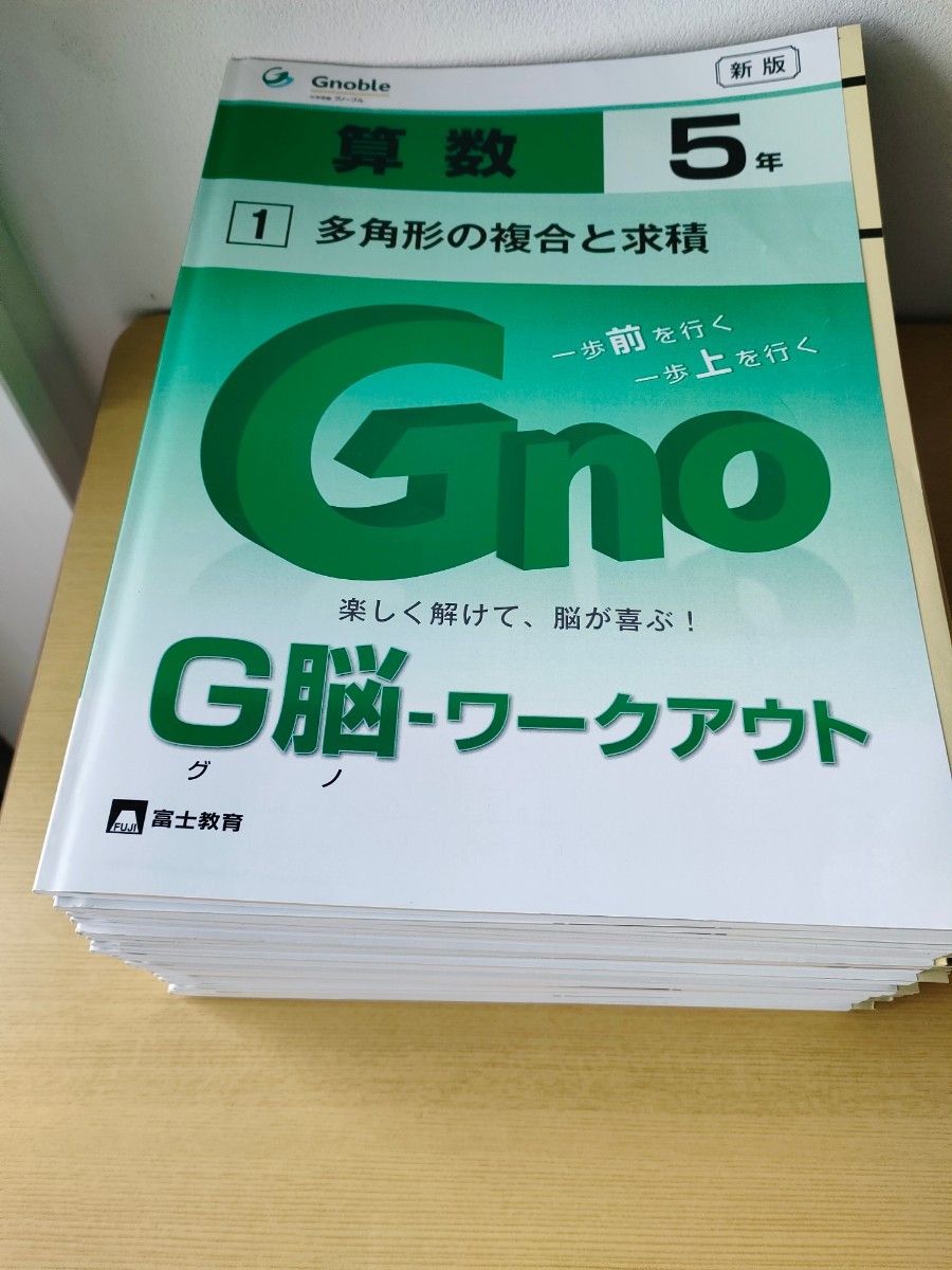 美品 中学受験グノーブル 5年算数 G脳(グノ)ワークアウト 全30冊