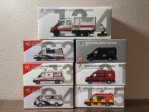 TINY タイニー　ミニカー　1/76 中国香港警察救急消防車輌　7台セット　稀少品 絶版