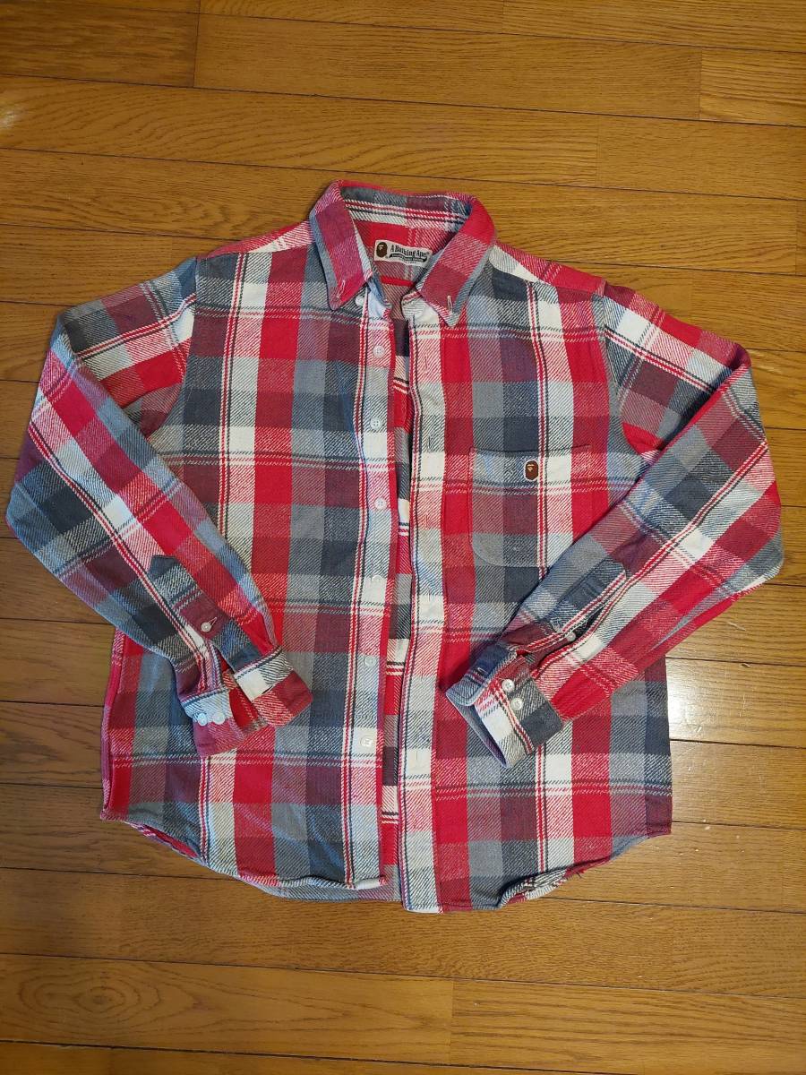 ヤフオク! -a bathing ape チェックシャツ(メンズファッション)の中古 ...