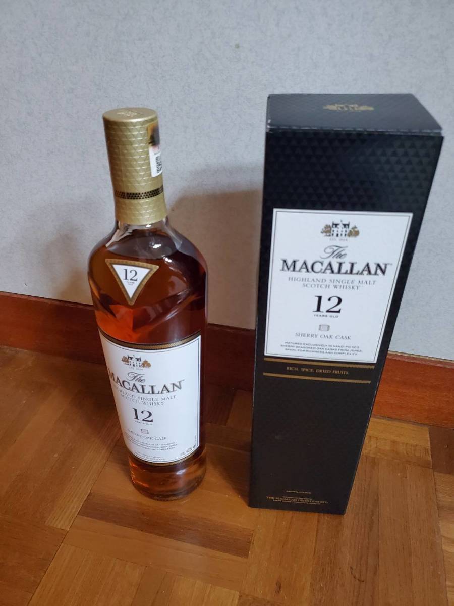 マッカラン 12年 シェリーカスクの値段と価格推移は?|74件の売買情報