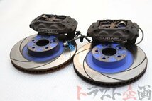 2100529405 純正 フロント キャリパー スリット入りローター インプレッサ D型 WRX STI Ver3 GC8 トラスト企画 U_画像1