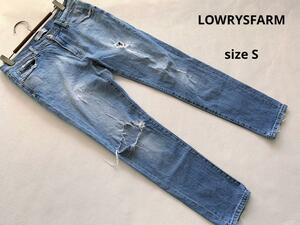  old clothes *lowrys farm Denim pants damage processing 2118