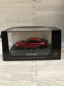 1/43 ホンダ シビック CIVIC　プレミアムクリスタルレッドメタリック　ディーラー正規品　ミニカー モデルカー　カラーサンプル