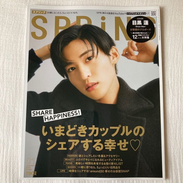 SPRiNG スプリング 2023年1月号 目黒蓮
