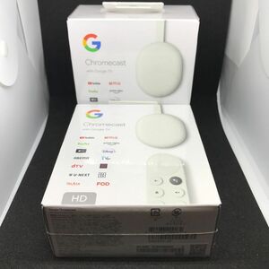 【新品未開封 2個セット】Google グーグルChromecast with Google TV HD