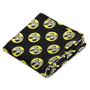 MOONEYES 140 jpy shipping possible bandana handkerchie .. present parcel yellow I ball eyeball moon I z yellow color 