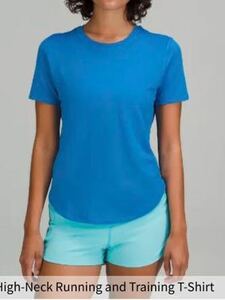  новый товар не использовался с биркой! Lulu лимон lululemon High-Neck Running and Training T-Shirt размер 8 обычная цена 7,500 иен. товар 