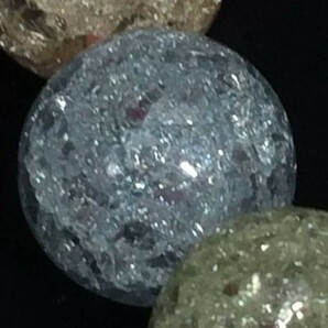 【Premio Fortuna】水晶ブレスレット クラッシュアイス パワーストーン 珍しいクラッシュアイス水晶 8ミリ珠15センチ506125■■の画像4