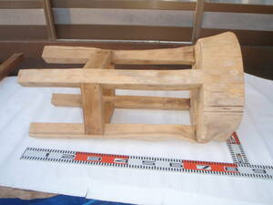Art hand Auction Chaise en bois de Paulownia 001, Articles faits à la main, meubles, Chaise, Chaise, chaise