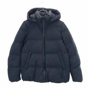 ユニクロ シームレス ダウンジャケット M ブラック UNIQLO フード レディース 230113