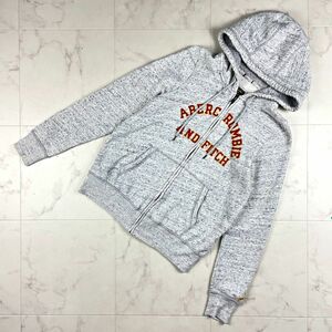 Abercrombie & Fitch アバクロンビーアンドフィッチ ジップアップパーカー スウェット トップス レディース グレー サイズM*TB1417