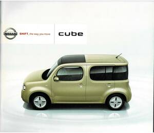  Nissan Z12 Cube catalog +OP 2009 year 10 month 