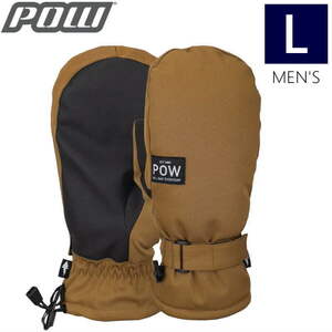 ○22-23 POW XG MID Mitt Rubber Lサイズ パウ トンスキー スノーボード メンズグローブ 手袋 防寒 日本正規品