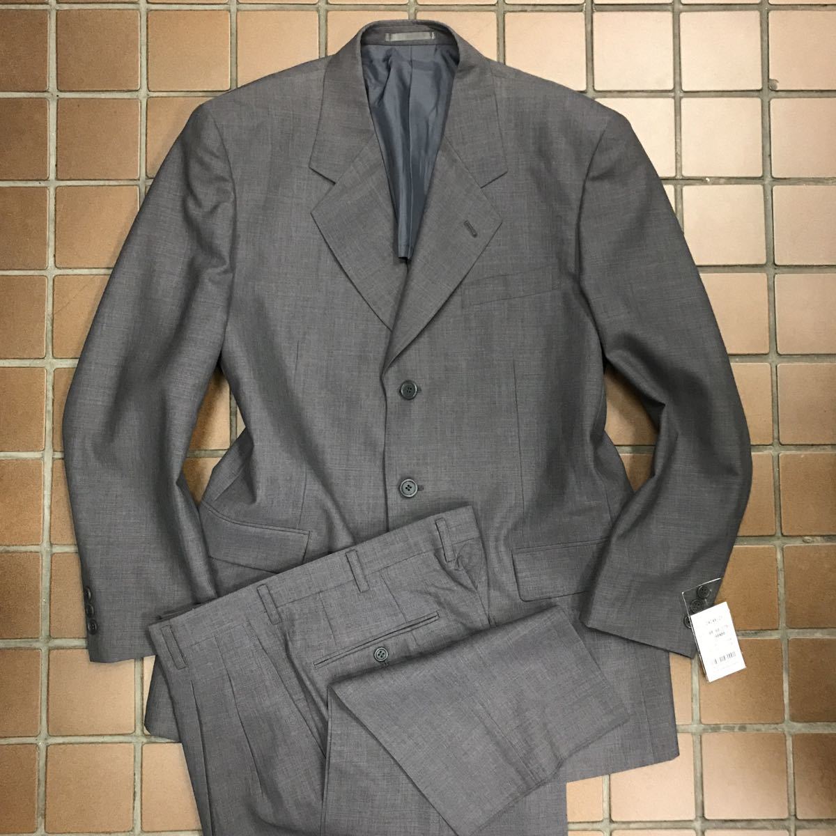 AB6 スーツ 新品 未使用 格安 紳士服 Lサイズ 秋冬 セットアップ www 