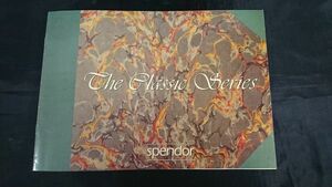 『spendor(スペンドール)The Classic Series Speaker(スピーカー)カタログ平成9(1997)年8月』代理店:山水電気/SP100・SP1/2・SP2/3・SP3/1