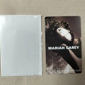 送料無料/プロモ用テレカ マライア・キャリー/MARIAH CAREY SONYレコード 1991年の画像4