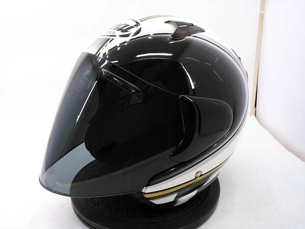 【送料無料】程度上 Arai アライ SZ-F SZF RETRO レトロ Mサイズ スモークシールド付き ジェットヘルメット