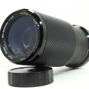 ~実写確認済~ ☆実用良品・人気の望遠レンズ☆ ミノルタMDマウント用 NRC SUN ZOOM 80-200mm F4.5 MACRO (H0111)