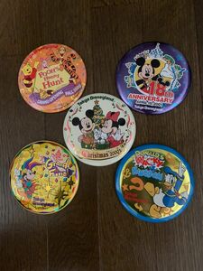 東京ディズニーランド缶バッジ５個セット