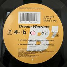 Hip Hop 12 - Dream Warriors - My Definition Of A Boombastic Jazz Style (Young Disciples Mixes) - 4th & Broadway - VG+_画像4