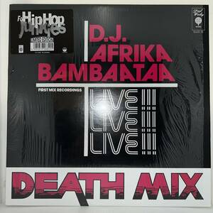 Hip Hop LP - D.J. Afrika Bambaataa - Death Mix (First Mix Recordings) - P-Vine - VG+ - シュリンク付