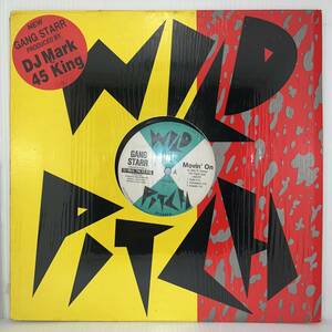 Hip Hop 12 - Gang Starr - Movin' On - Wild Pitch - VG+ - シュリンク付