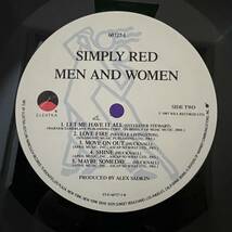 Rock LP - Simply Red - Men And Women - Elektra - VG+ - シュリンク付_画像5