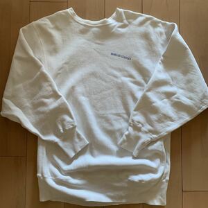 90's【Champion】メキシコ製 チャンピオン リバースウィーブ 企業モノ グレー XL reverse weave ヴィンテージ 刺繍タグ Morgan stanley