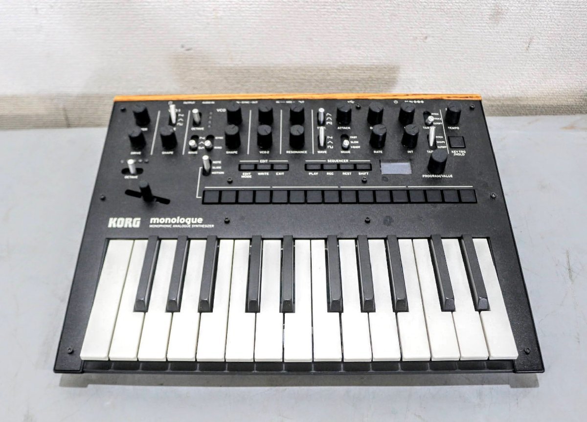 人気色 Korg Monologue ブラック ケース付き - 通販 - www