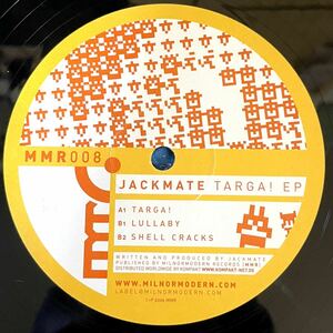 【TECHNO】Jackmate - Targa! EP / Milnor Modern MMR008 / 12 VINYL / GER