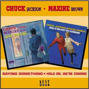 廃盤 R＆B SOUL Chuck Jackson SAYING SOMETHING-HOLD ON WE'RE COMING 2ON1 ボートラ入り　日本国内盤帯付き　チャック・ジャクソン 