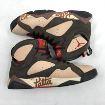 【中古】NIKE × Patta AIR JORDAN 7 RETRO Brown エアジョーダン7 ブラウン サイズ28cm AT3375-200 ナイキ×パタ[240017534175]_画像4